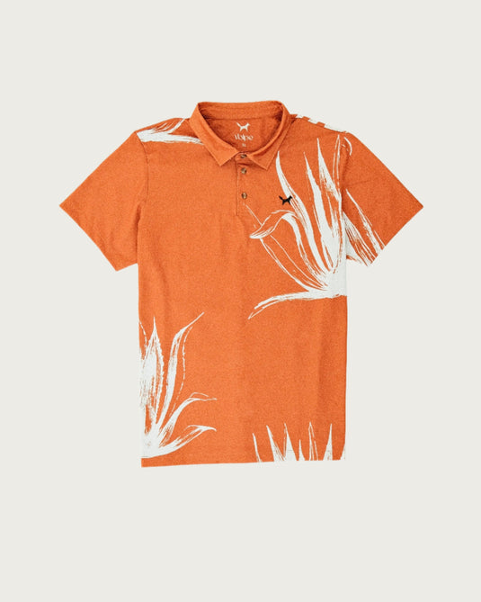 Frontside of a rust Volpe polo