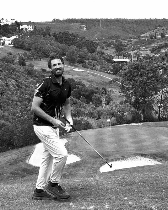A photo of the founder of Volpe Golf Bob van Eck