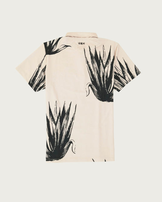 Back of a sand colored Volpe polo